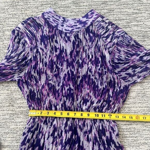 NWT Hemant & Nandita Anum Mini Dress Purple Medium - Picture 12 of 16